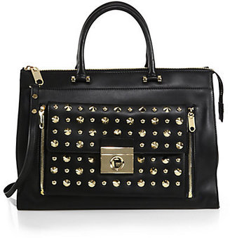 Handbags, MILLY Sienna Studded 2-in-1 Tote
