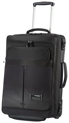 Samsonite City Vibe 2-Wheel 55cm Laptop Cabin Suitcase, Black