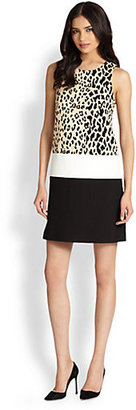 4.collective Leopard-Print Sleeveless Shift Dress