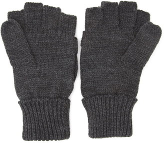 Forever 21 FOREVER 21+ Convertible Fingerless Knit Gloves