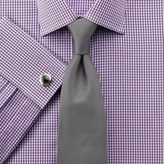 Charles Tyrwhitt Purple gingham check classic fit shirt