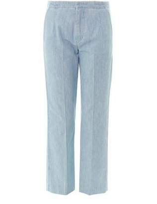 See by Chloe Chambray high-rise tailored trousers