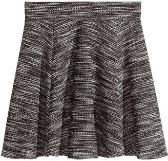 H&M Circular Skirt - Black/Patterned - Ladies