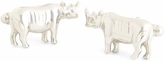 Brooks Brothers Sterling Silver Rhinoceros Cuff Links