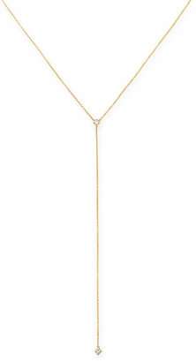 Zoë Chicco 14k Yellow Gold Princess Diamond Lariat Necklace