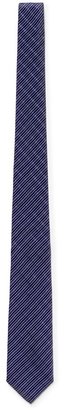 Lanvin Optic stripe check silk tie
