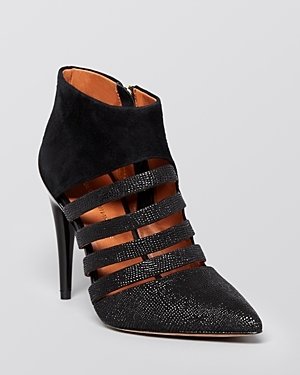 Rebecca Minkoff Cage Booties - Caesar Pointy Toe