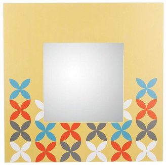 Sundry 20 in. x 20 in. Floral Pinwheel Framed Mirror