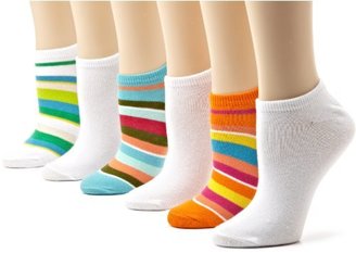 K. Bell Socks Women's 6-Pack Wide Stripes Socks