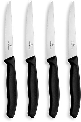 Victorinox Classic 4-Piece Steak Knife Set Black