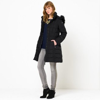 Esprit Long Padded Coat with Detachable Hood