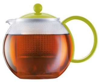 Bodum lime 'Assam' glass teapot