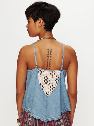 Free People On the Fringe Crochet Cami