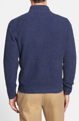 John W. Nordstrom Cashmere Cable Knit Pullover Sweater