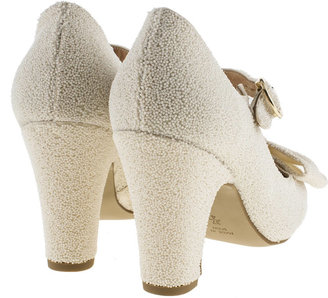 Red or Dead Womens Ivory Lindy Hop Low Heels