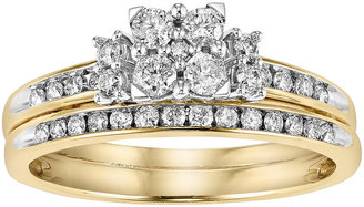 Cherish Always Diamond Engagement Ring Set in 10k Gold (1/2 Carat T.W.)