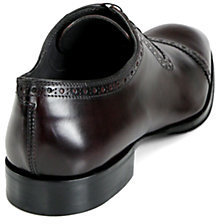 To Boot Leather Cap-Toe Brogue Lace-Up Shoes