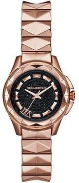 Karl Lagerfeld Paris KL1043 Womens Rose Gold Bracelet Watch