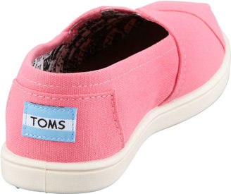 Toms Classic Canvas Slip-On, Pink, Youth