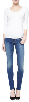 Columbia FRAME Forever Karlie Skinny Mid-Rise Jeans, Road