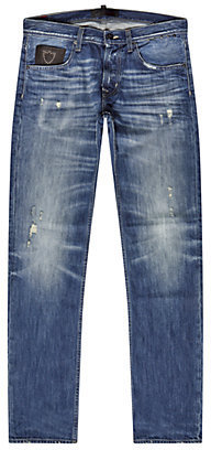 7 For All Mankind Studded Straight Leg Jeans