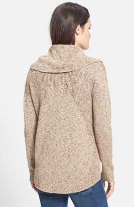 Kensie Flecked Cowl Neck Sweater