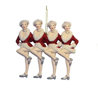 Kurt Adler Rockette Showgirls Ornament, 6"