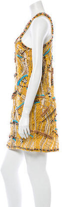 Diane von Furstenberg Emellished Crochet Dress