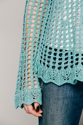 Free People Annabelle Crochet Pullover