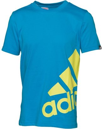 adidas Boys Essentials Logo T-Shirt Blue