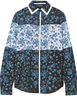 Preen Line Kendal floral-print satin shirt