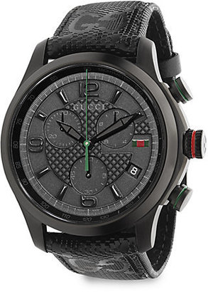 Gucci G-Timeless Stainless Steel Chronograph Watch