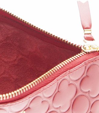 Comme des Garcons embossed flowers coin purse