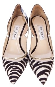 Jimmy Choo Ponyhair and Patent Pumps
