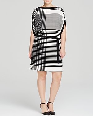 Calvin Klein Grid Print Dress