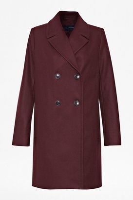 French Connection Madness Wool-Blend Coat