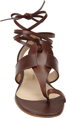 Paul Andrew Persica T-strap Ankle-Wrap Sandals