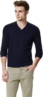 Theory Leiman V Sweater in Cashcotton Cotton Cashmere