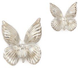 Rodarte Silver Butterfly Earrings