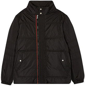 Gucci Padded web detail jacket 4-12 years