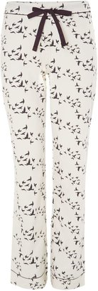 House of Fraser Dickins & Jones Molly scatter bird print pyjama trouser
