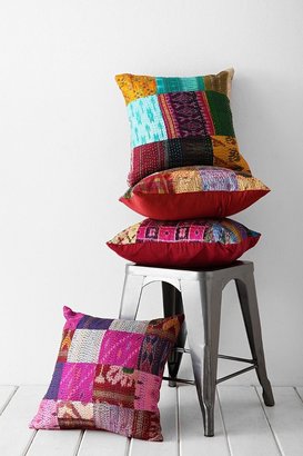 Urban Outfitters One-Of-A-Kind Patchwork Kantha Pillow Cover