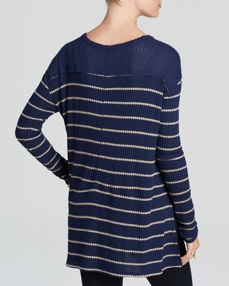 Free People Top - Striped Sunset Park Thermal