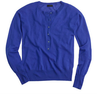 J.Crew Collection featherweight cashmere henley