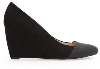 MANGO Outlet Faux Suede Wedge Shoes