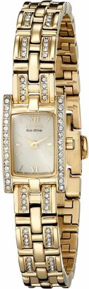 Citizen Women's Eco-Drive Stainelss Steel Crystal Accented Watch, EG2352-52P
