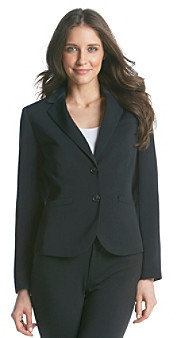 Jones New York Collection Soft Suiting Two Button Jacket