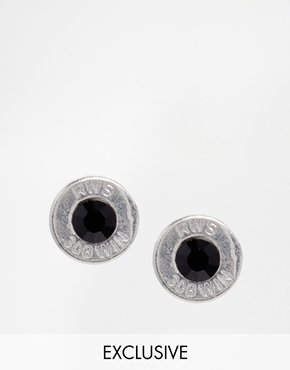 ASOS Love Bullets Lovebullets Stud Earrings Exclusive To Silver