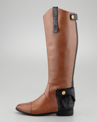 Sam Edelman Dara Vienna Leather Knee Boot