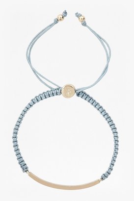 French Connection Rectangular Bar Braided Bracelet